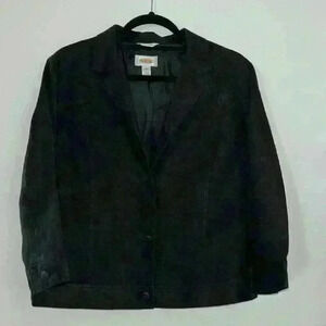 Talbots Irish Linen button up top, Size 10